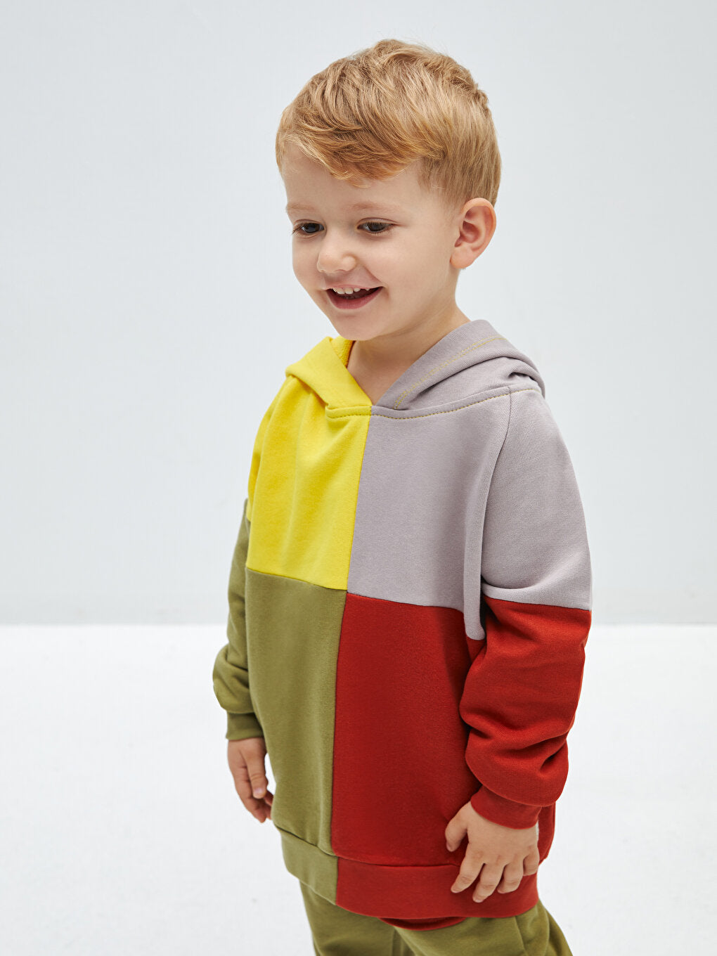 Hooded Long Sleeve Baby Boy 2-Piece Set