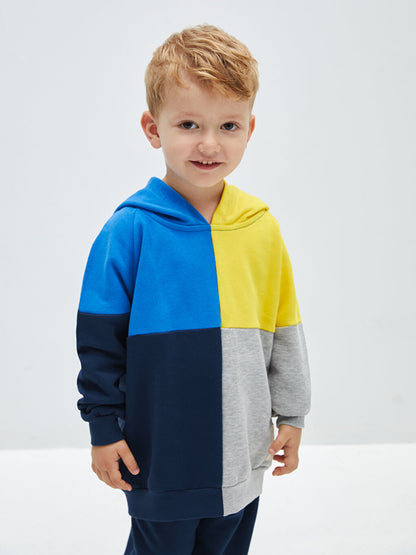 Hooded Long Sleeve Baby Boy 2-Piece Set