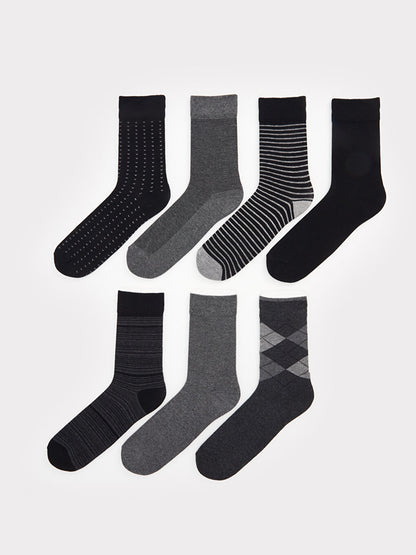 Printed Men's Sock Socks Pack of 7