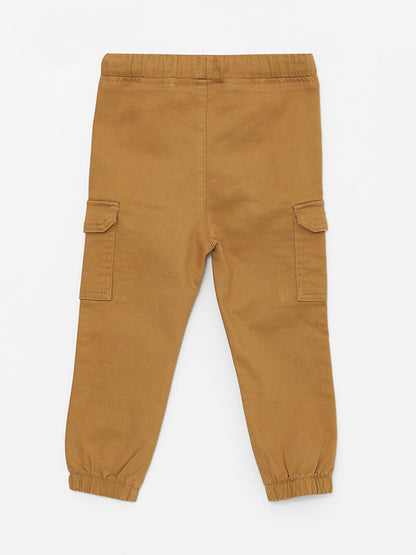 Basic Baby Boy Jogger Pants with Elastic Waist