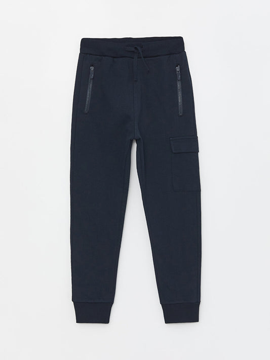 Basic Boy's Jogger Sweatpants with Elastic Waist