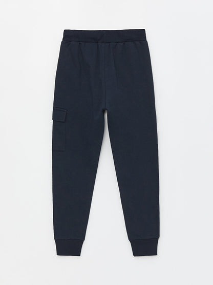 Basic Boy's Jogger Sweatpants with Elastic Waist