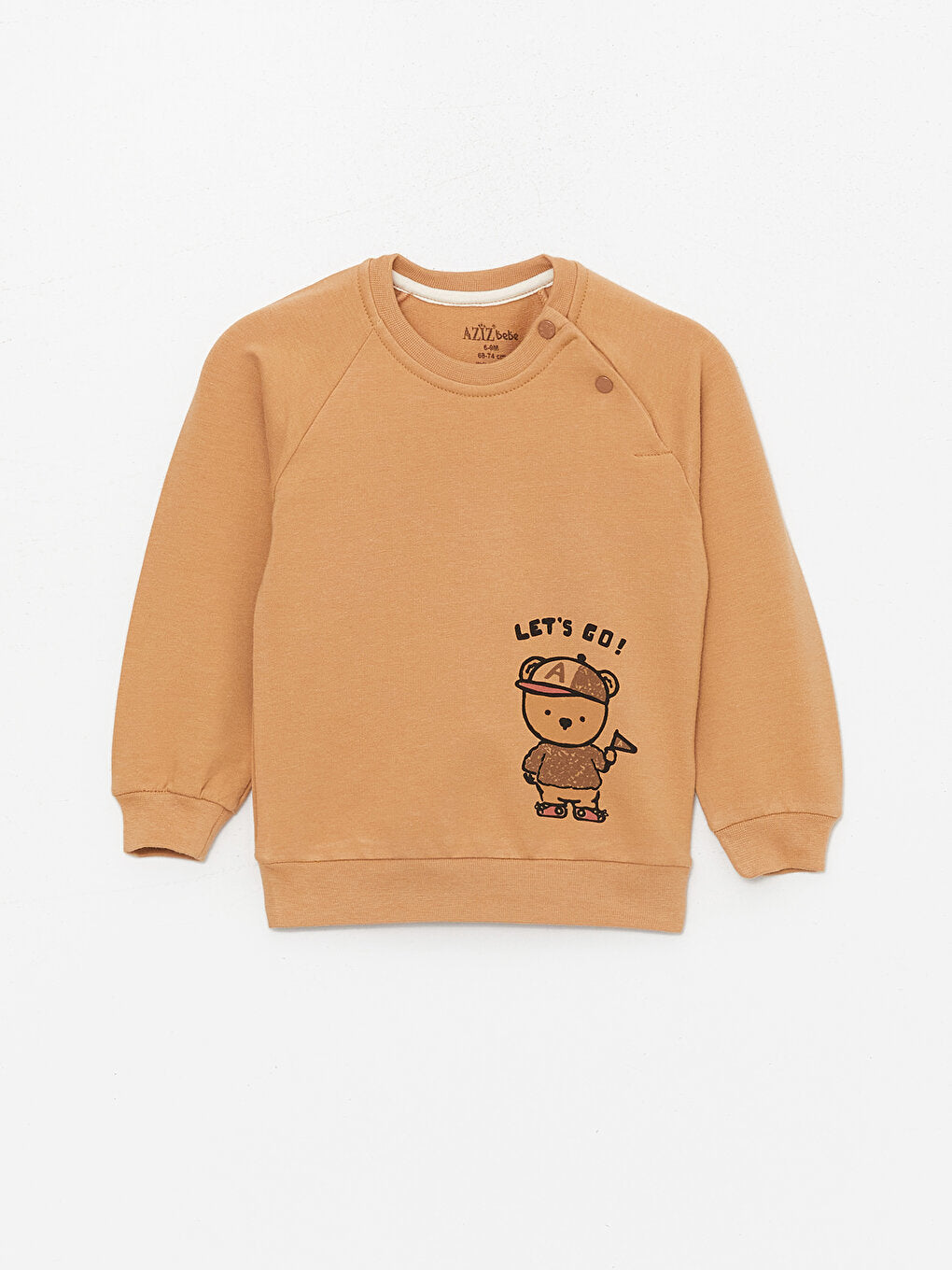 Crew Neck Printed Baby Boy 2-Piece Set