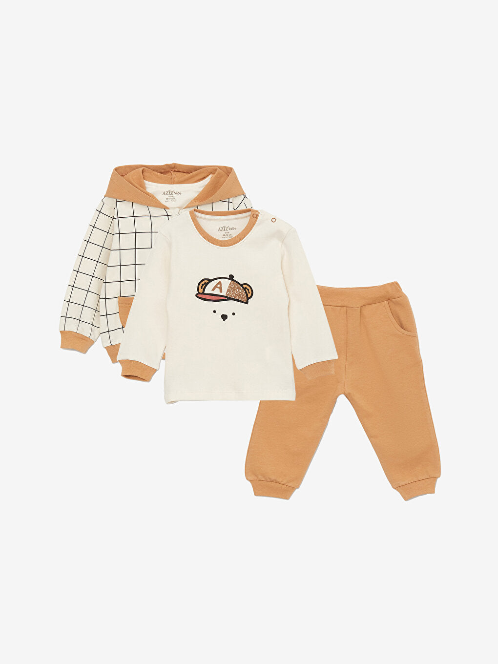 Printed Baby Boy Suit 3 Piece