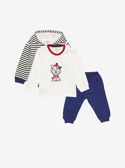 Printed Baby Boy Suit 3 Piece