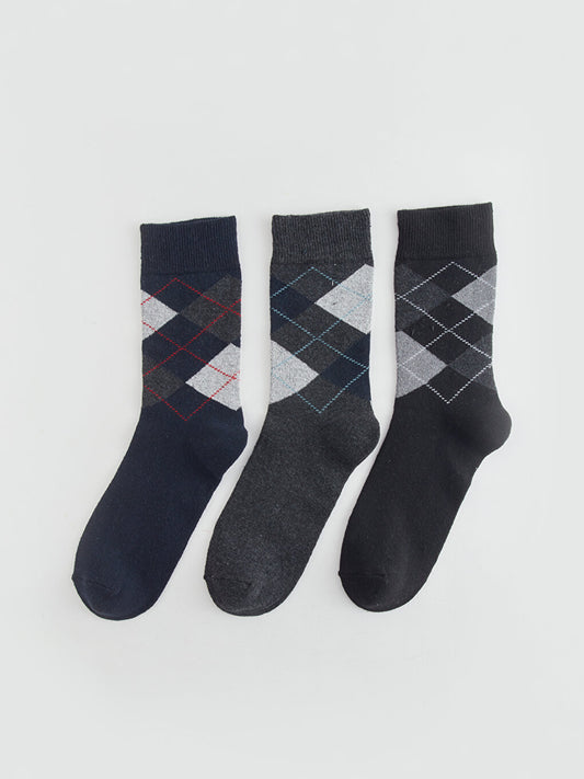 Patterned Men's Socks 3-pack