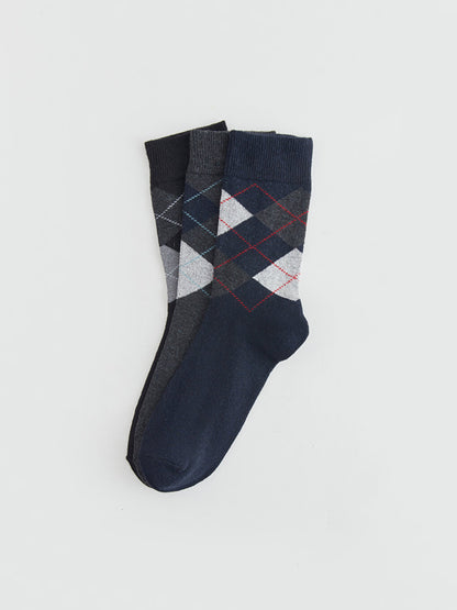 Patterned Men's Socks 3-pack