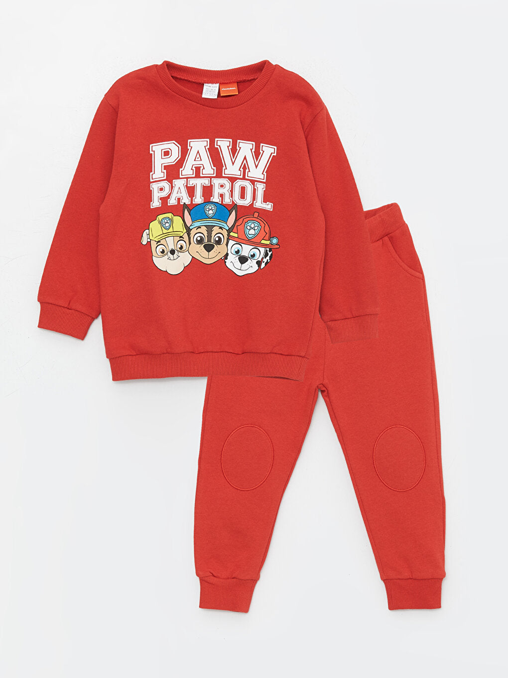 Crew Neck Paw Patrol Printed Baby Boy Sweatshirt and Tracksuit Bottom 2-pack