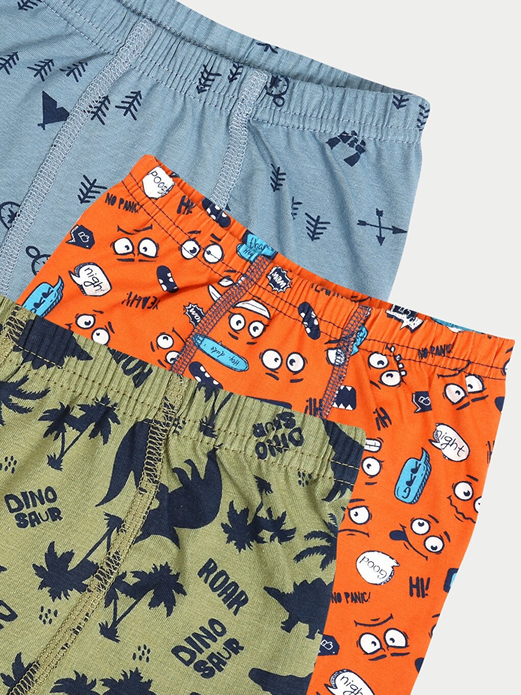 Printed Boy's Boxer 3-Piece