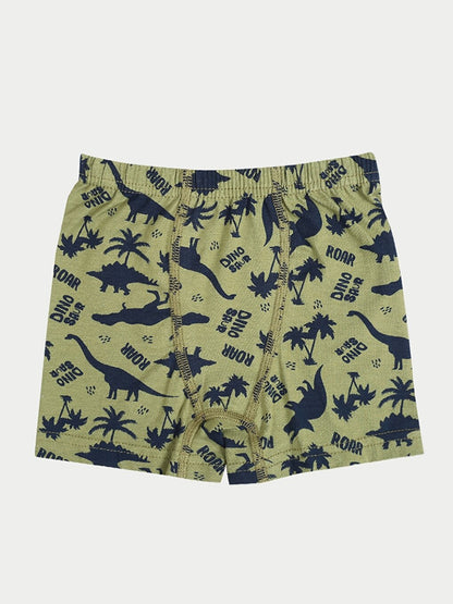 Printed Boy's Boxer 3-Piece