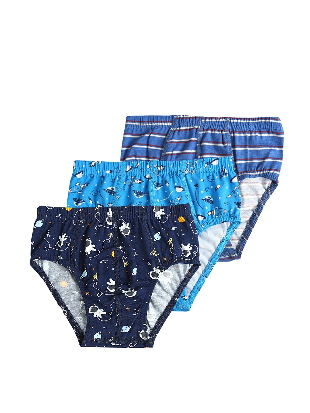 Printed Boy's Panties 3-Piece