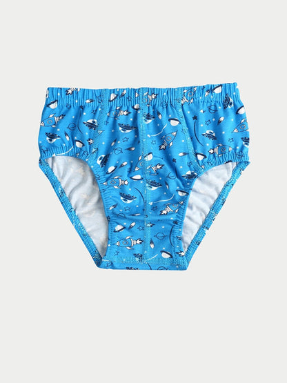 Printed Boy's Panties 3-Piece