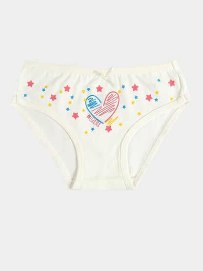 Printed Girl's Panties 3-Piece