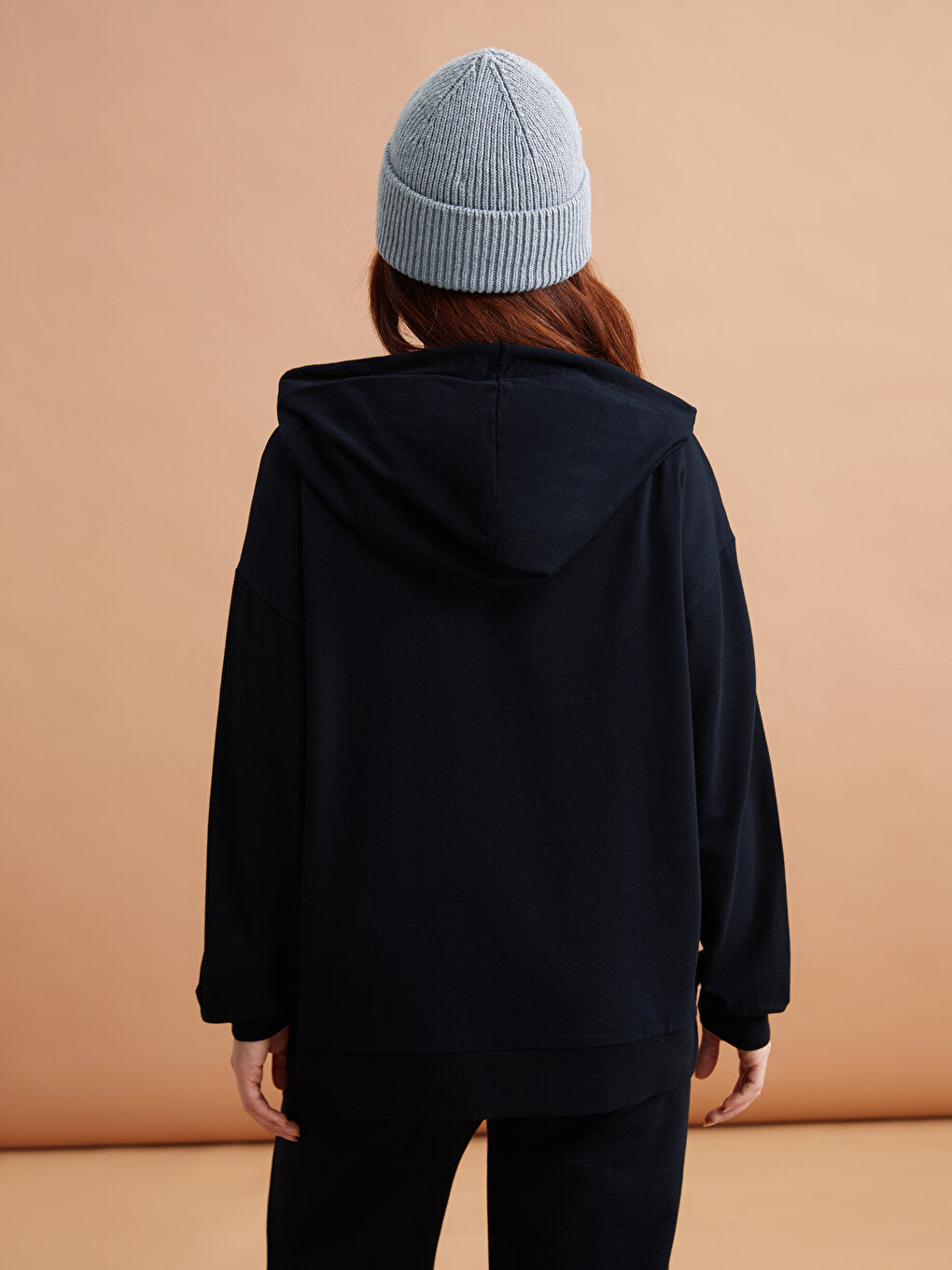 Petite Plain Long Sleeve Women's Hoodie