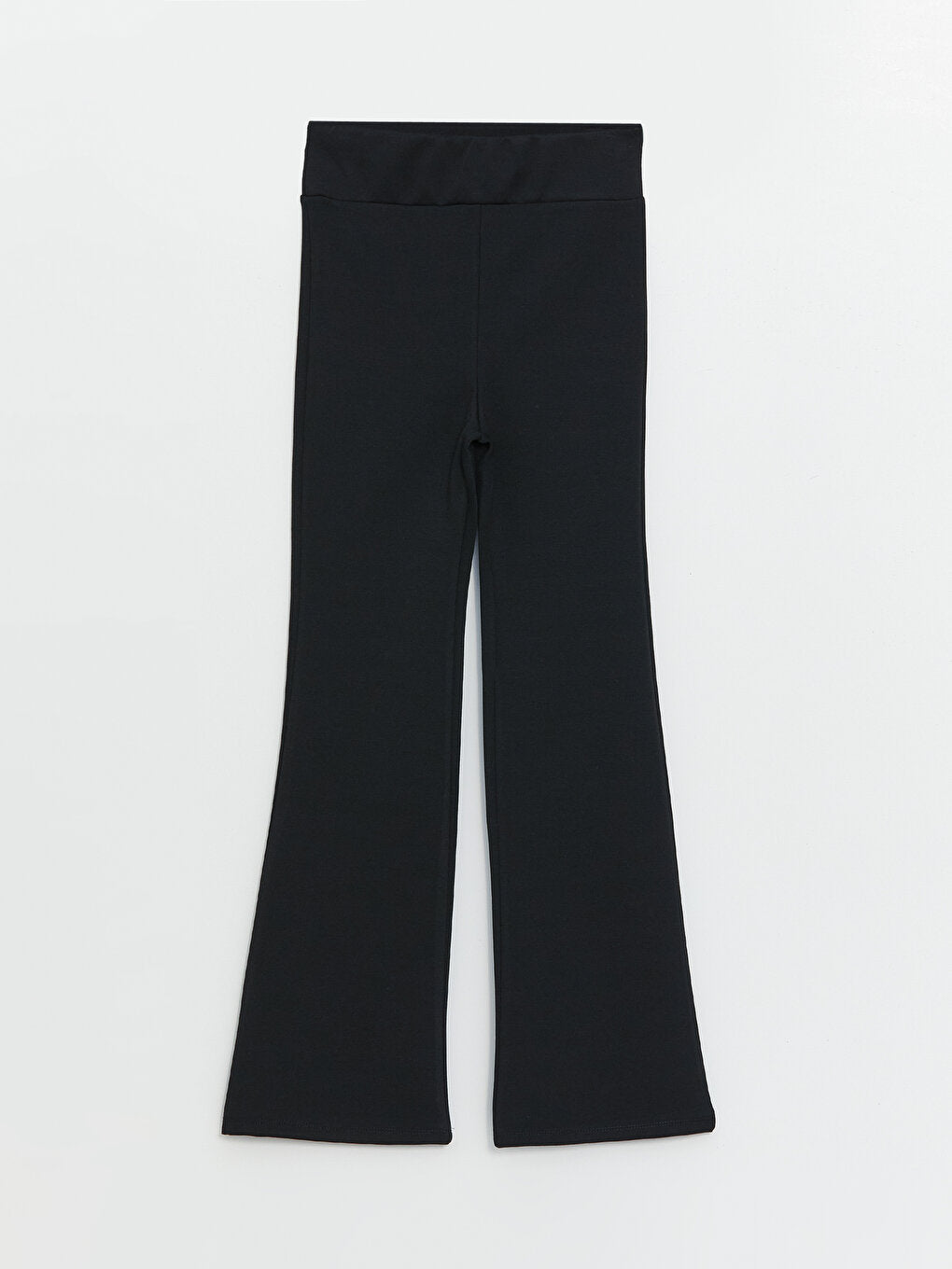 Petite Women's Elastic Waist Straight Trousers