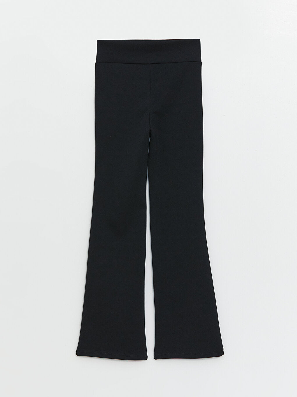 Petite Women's Elastic Waist Straight Trousers