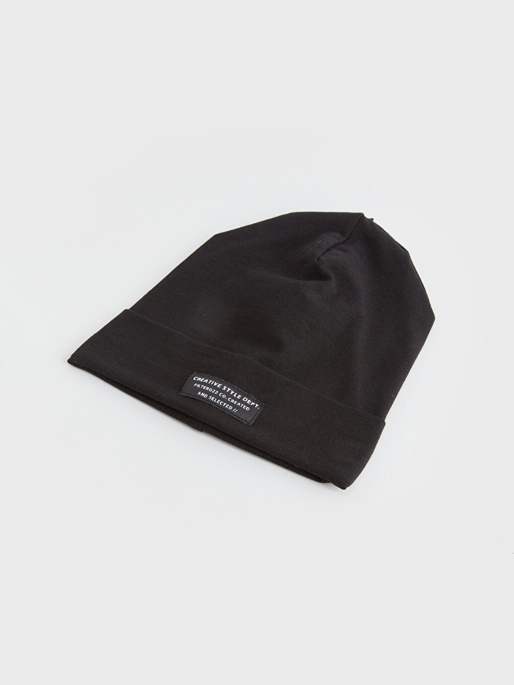 Label Printed Men's Knitwear Beret