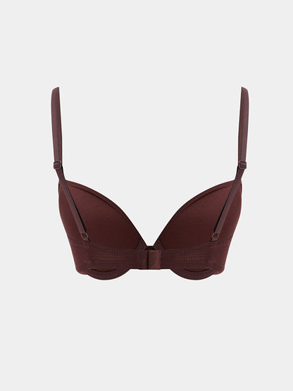 Underwire Unpadded Plain T-Shirt Bra