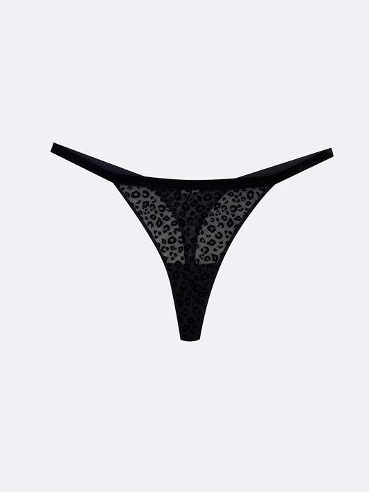 Patterned Thong Panties