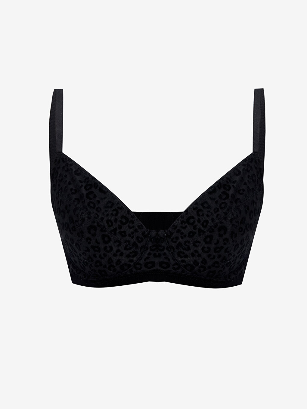 Underwire Unpadded Patterned T-Shirt Bra