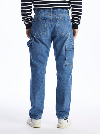 Loose Fit Men's Jean Trousers