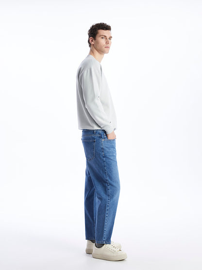 Loose Fit Men's Jean Trousers