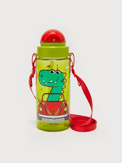 Dinosaur Printed Children's Straw Drinker