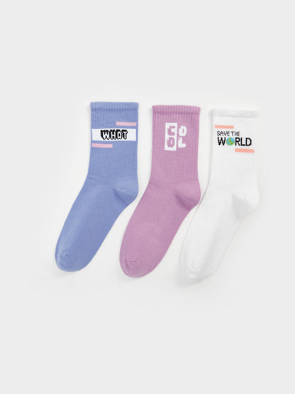 Printed Women's Socks 3 Pack