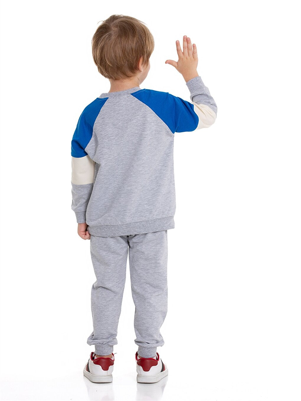 Crew Neck Printed Baby Boy 2-Piece Set