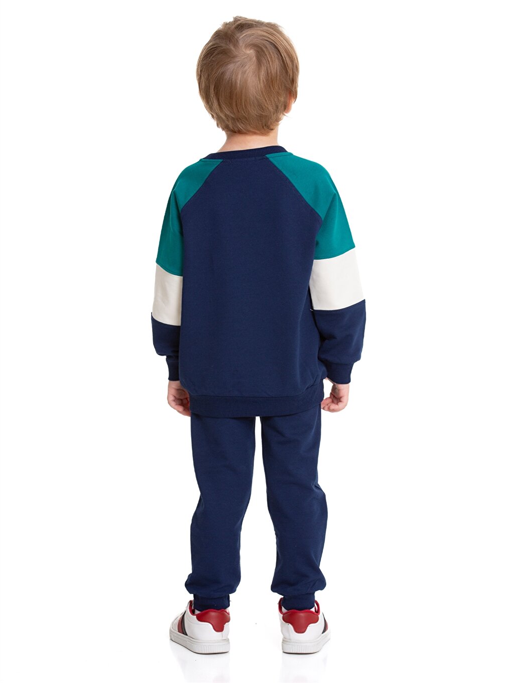 Crew Neck Printed Baby Boy 2-Piece Set