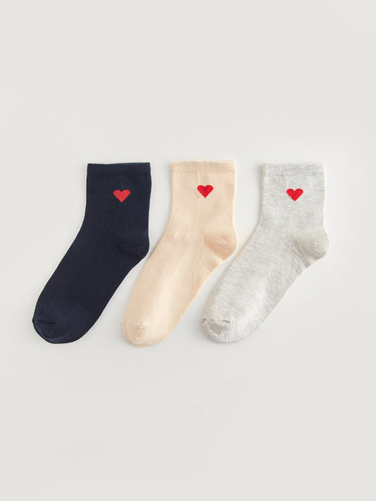 Patterned Women's Socks Pack of 3