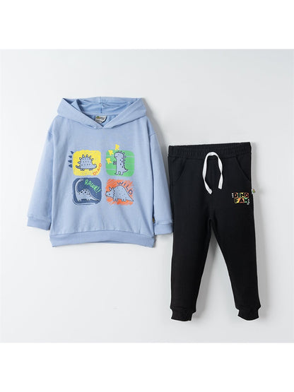 Hooded Long Sleeve Baby Boy 2 Piece Set