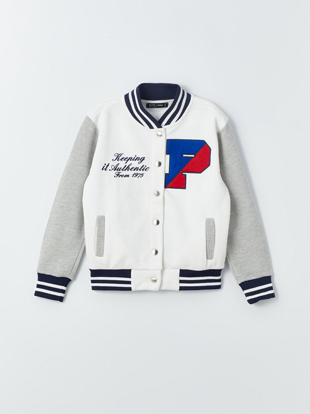 Printed Long Sleeve Boys' College Jacket