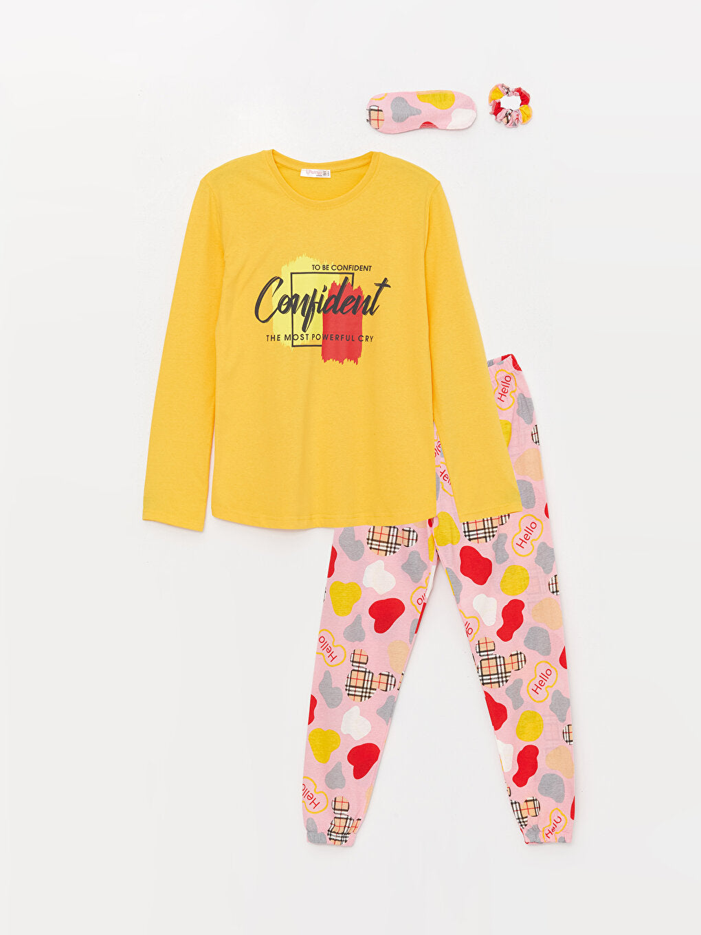 Crew Neck Women's Pajama Set