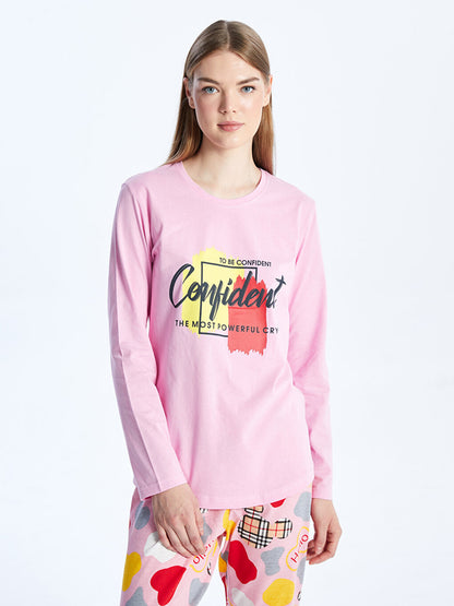 Crew Neck Women's Pajama Set