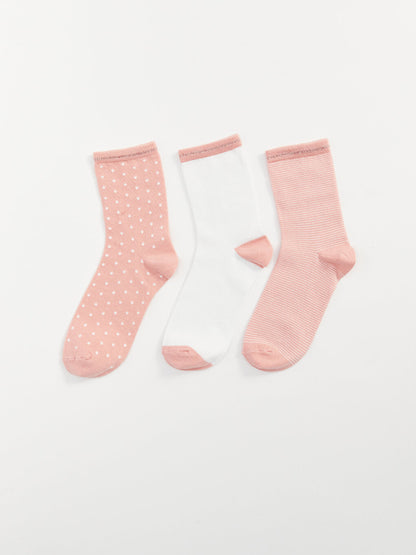 Patterned Women's Socks 3 Pack