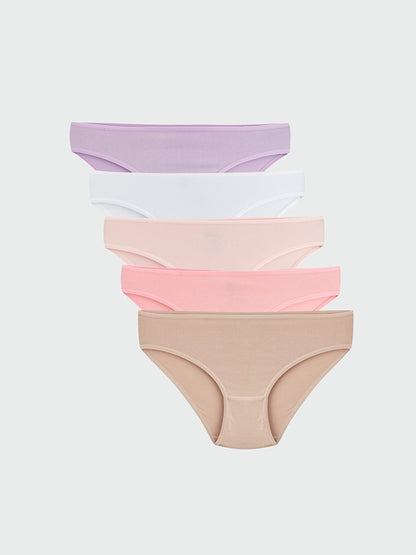 Plain Bikini Panties 5 Pack