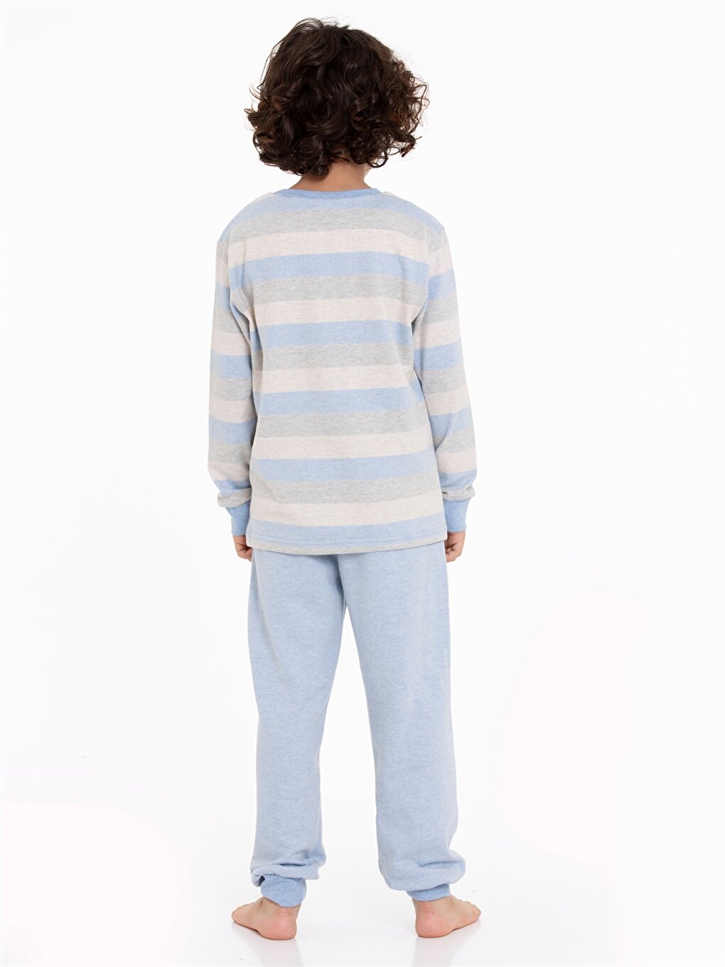 Crew Neck Boy's Pajama Set