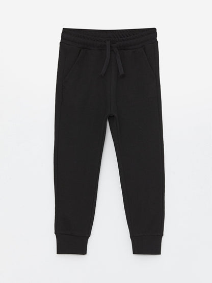 Basic Boy's Jogger Sweatpants with Elastic Waist