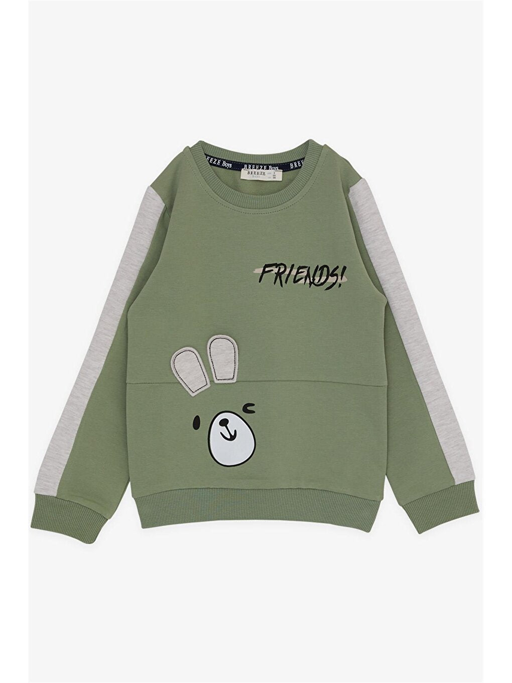 Crew Neck Printed Baby Boy Suit