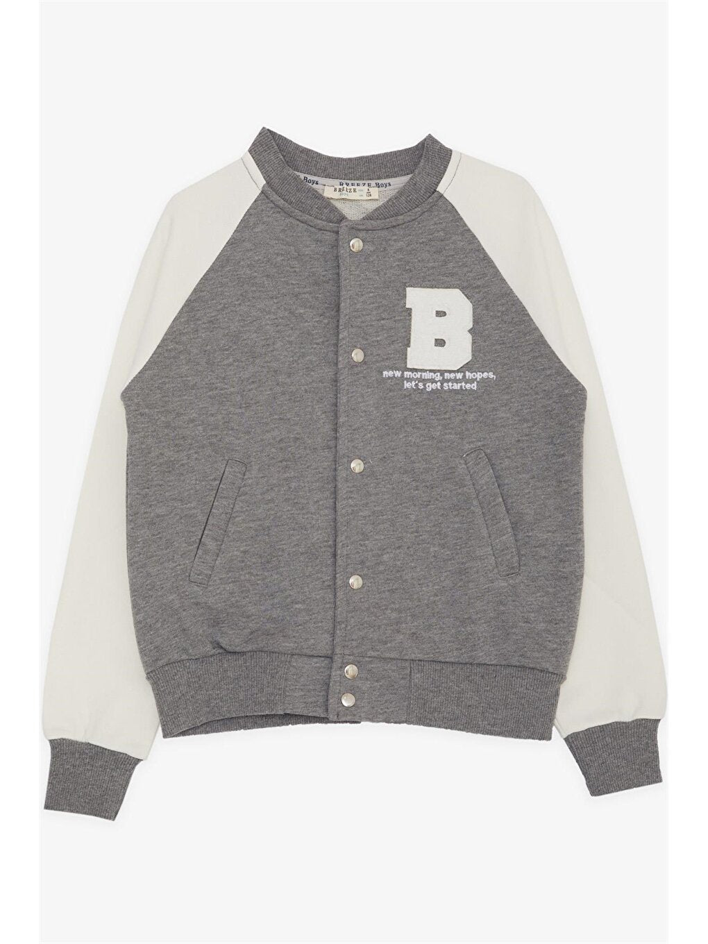 Printed Long Sleeve Boys' College Jacket