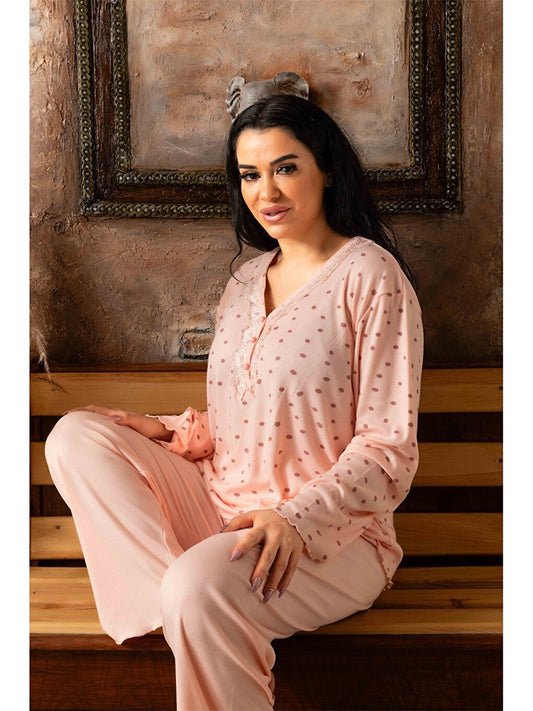 V-Neck Women's Pajama Set