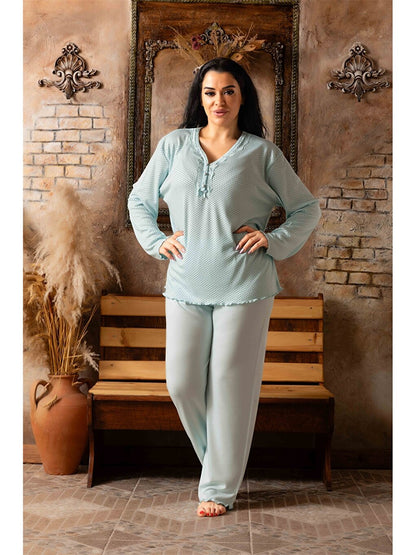 V-Neck Women's Pajama Set