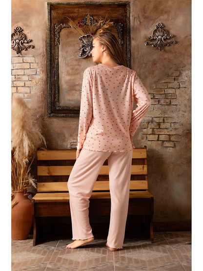 V-Neck Women's Pajama Set