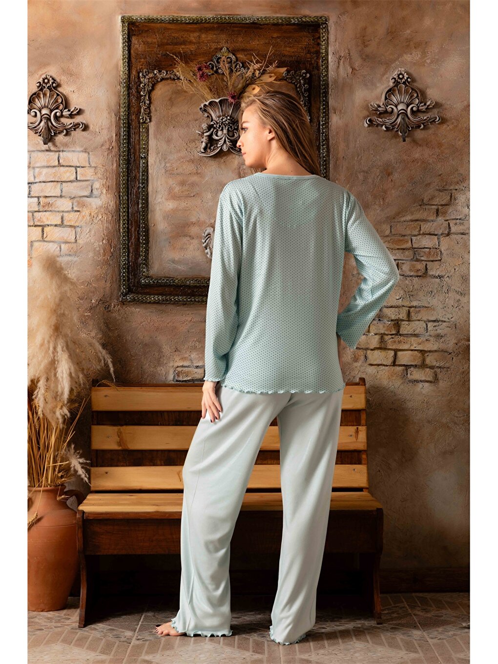 V-Neck Women's Pajama Set