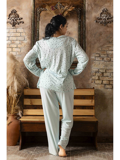 V-Neck Women's Pajama Set