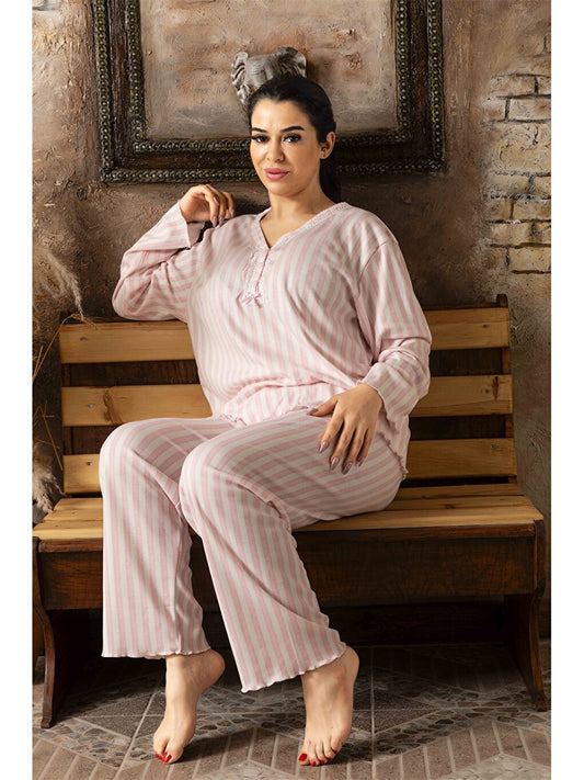 V-Neck Women's Pajama Set