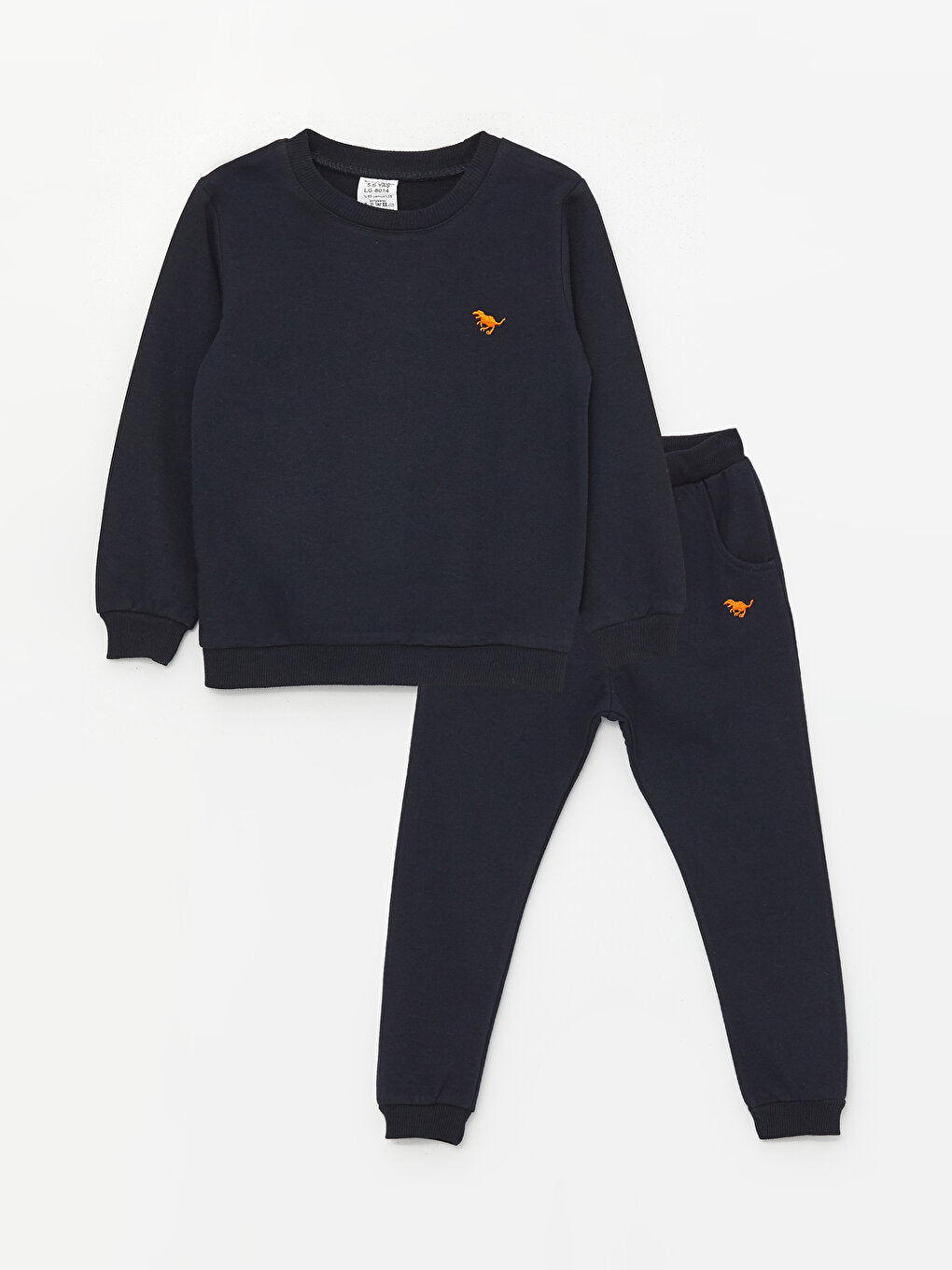 Crew Neck Printed Baby Boy 2-Piece Set