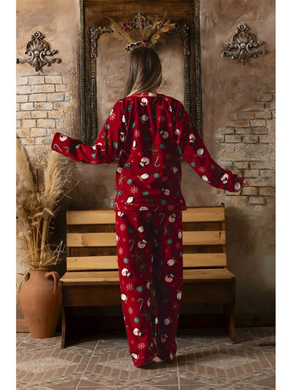 Crew Neck Women's Pajama Set