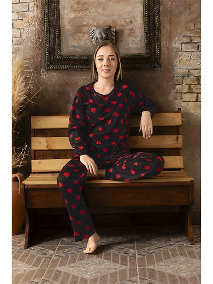 Crew Neck Women's Pajama Set